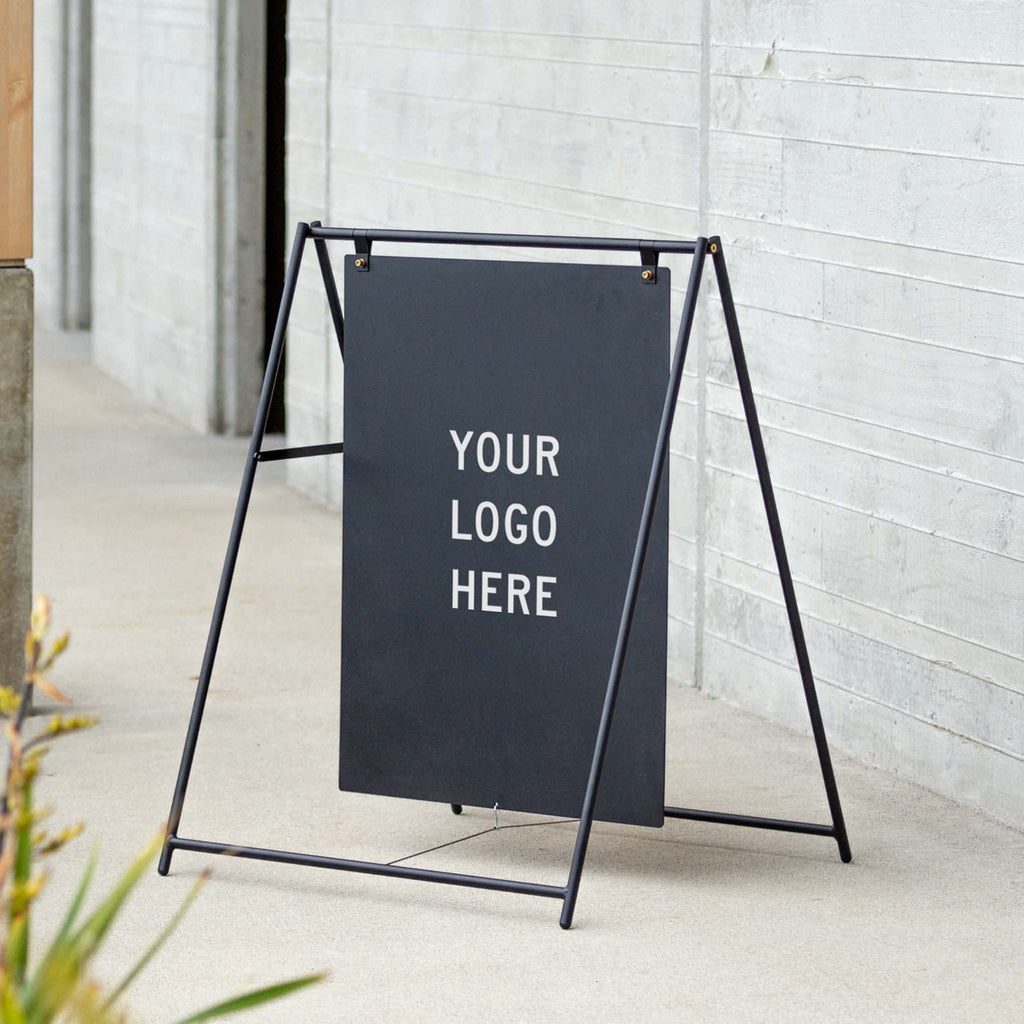 Large Sidewalk Sign, Metal Outdoor Shop Sign