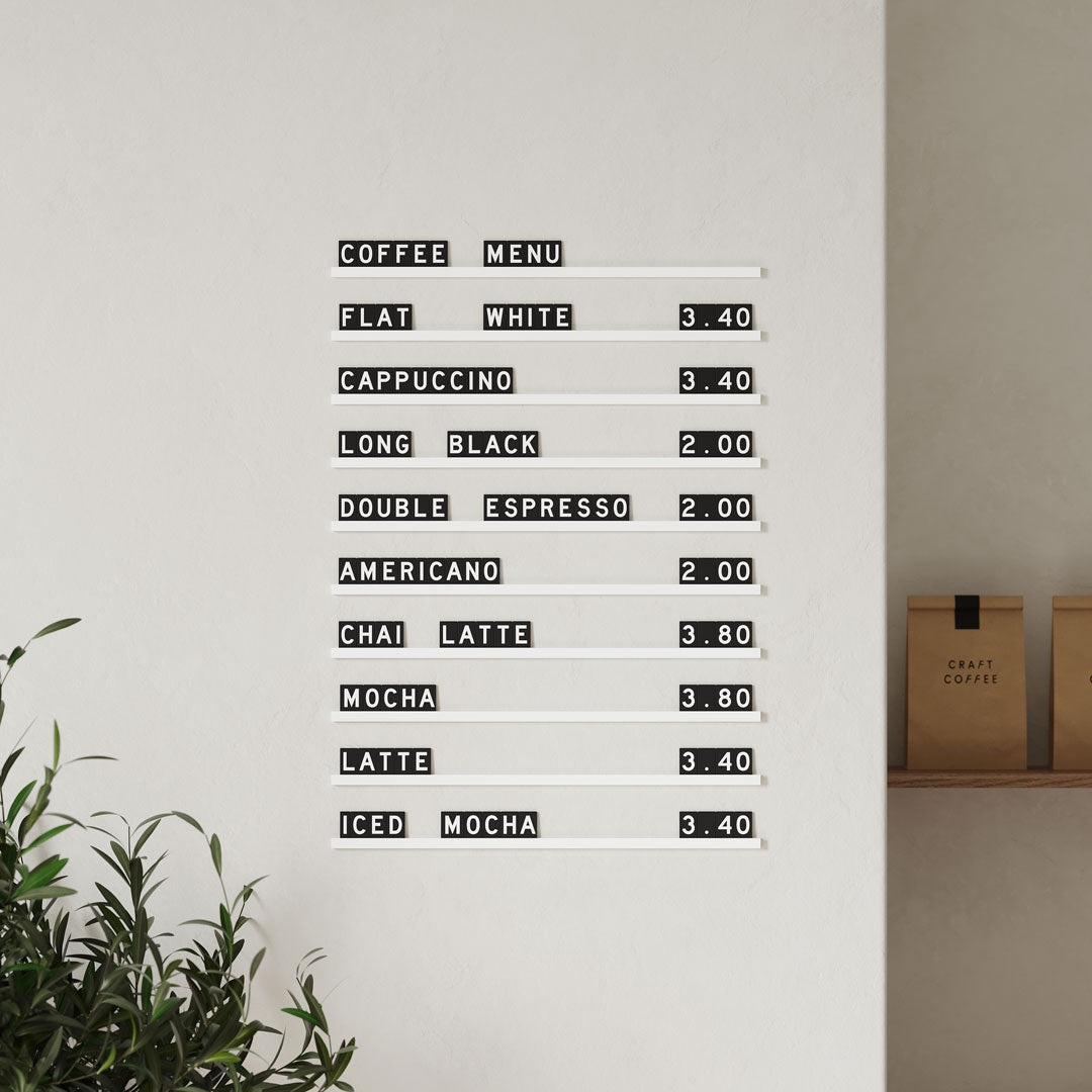 Minimal Letter Board - George and Willy